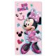 Disney Minnie  Smile Badetuch, Strandtuch 70x137 cm (Schnelltrocknend)