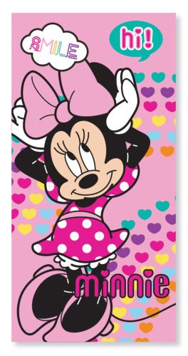 Disney Minnie  Hearts Badetuch, Strandtuch 70x137 cm (Schnelltrocknend)