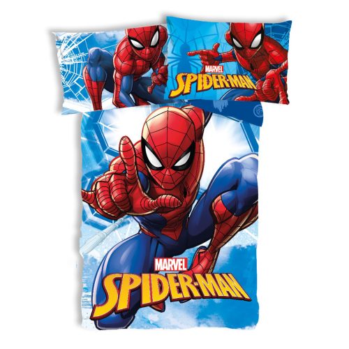 Spiderman Webmaze Kinderbettwäsche 100×135 cm, 40×60 cm