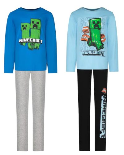 Minecraft Kinder lange Pyjamas 6-12 Jahre