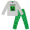 Minecraft Kinder lange Pyjamas 8-12 Jahre