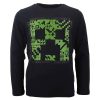 Minecraft Dark Kinder Langarmshirt, Oberteil 8-12 Jahre