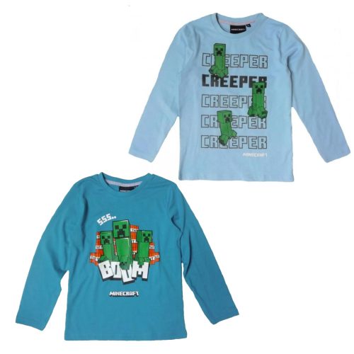 Minecraft Creeper Kinder Langarmshirt, Oberteil 6-12 Jahre