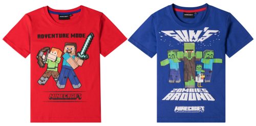 Minecraft Kinder Kurzarmshirt, Oberteil 6-12 Jahre