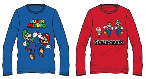 Super Mario Toad Kinder Langarmshirt, Oberteil 4-10 Jahre