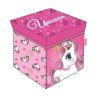 Einhorn Princess Spielzeugaufbewahrung 30×30×30 cm