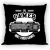 Gamer Schwarzer Kissenbezug 40x40 cm