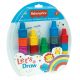 Fisher-Price Let's Draw 13-teiliges Wachsmalset