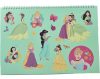 Disney Prinzessin Spring A/4 Spiral Skizzenbuch mit 40 Blättern und Aufklebern