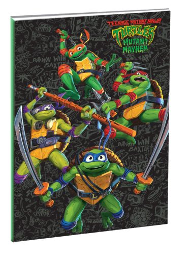 Teenage Mutant Ninja Turtles Power B/5 liniertes Heft mit 40 Seiten