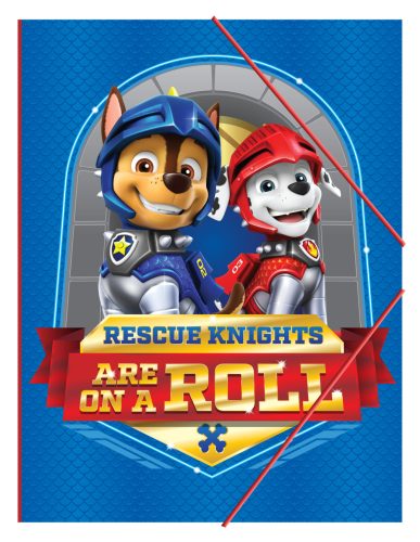 Paw Patrol Knights A/4 Gummibandmappe