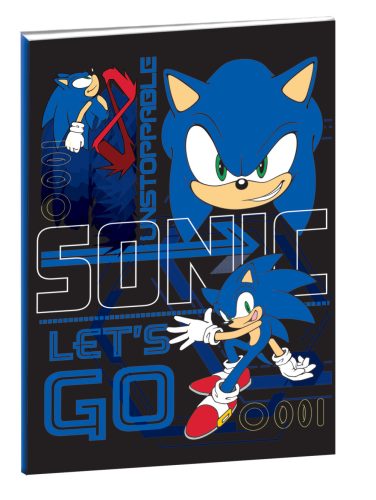 Sonic the Hedgehog Go Fast Sonic the Hedgehog B/5 Liniertes Heft 40 Seiten