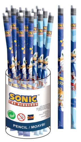 Sonic the Hedgehog Rush Sonic der Igel HB Graphitbleistift mit Radiergummi-Ende