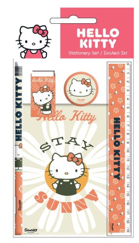 Hello Kitty Stay Sunny Schreibwarenset 5-teilig