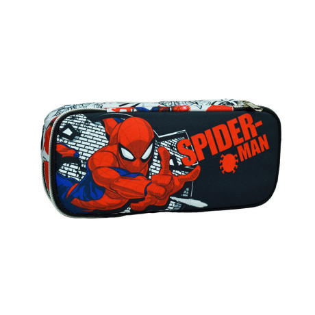 Spiderman Wall Doppelstöckiges Federmäppchen 26 cm