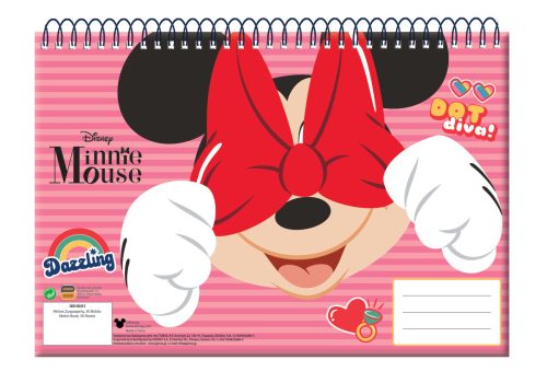 Disney Minnie  Wink A/4 Spiral-Skizzenblock, 30 Seiten