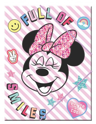 Disney Minnie  Smiles A/4 Gummiband Mappe