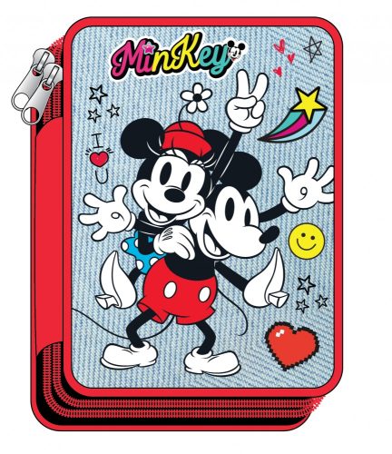 Disney Minnie  Minkey gefülltes 2-stufiges Federmäppchen