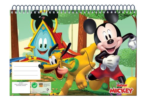 Disney Mickey  Fun Times A/4 Spiral-Skizzenbuch, 30 Blätter