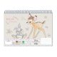 Disney Bambi Friends A/4 Spiral Skizzenbuch, 30 Blatt