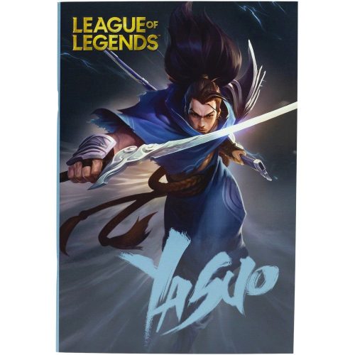 League of Legends Yasuo B/5 liniert Notizbuch, 40 Seiten