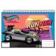 Hot Wheels Flame Runner A4 Spiral-Skizzenbuch, 30 Blatt