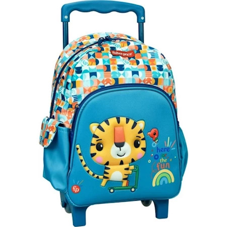 Fisher-Price Animals Tiger rollender Kindergartenrucksack, Tasche 30 cm