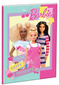 Barbie Happy Thoughts B5 Liniertes Notizbuch 40 Seiten