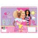 Barbie Happy Thoughts A/4 Spiral Skizzenbuch, 30 Blatt