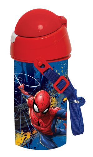 Spiderman Dark Flasche, Sportflasche 500 ml