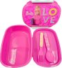 Barbie Love Sandwichbox + Besteckset