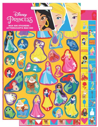 Disney Prinzessin Jointly 600-teiliges Aufkleber-Set