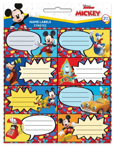 Disney Mickey  Fun Times Notizbuch-Etikett, 16er-Set