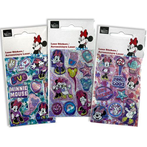 Disney Minnie  Smiles Hologramm Aufkleber Set