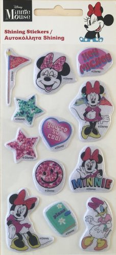 Disney Minnie  Smiles glitzerndes puffy Schaumstoff-Aufkleberset