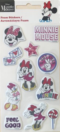 Disney Minnie  Smiles aufblasbares Schaumstoff-Aufkleberset