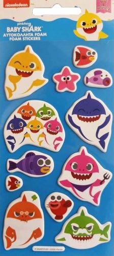 Baby Shark Aquatic aufblasbares Schaumstoff-Aufkleberset