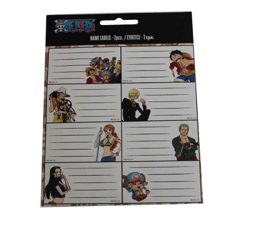 One Piece Luffy Heftetikett 16er Pack