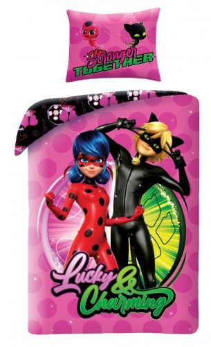 Miraculous Geschichten von Ladybug und Cat Noir Lucky Bettwäschebezug 140×200cm, 70×90 cm