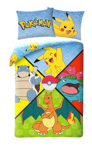 Pokémon Fourfold Bettwäsche 140×200cm, 70×90 cm