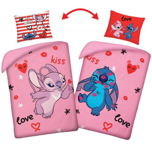 Disney Lilo und Stitch Kiss Bettbezug 140×200cm, 70×90 cm