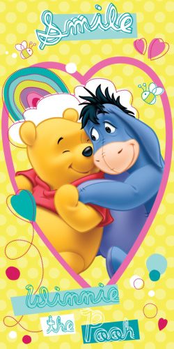 Disney Winnie Puuh Smile Badetuch, Strandtuch 70x140cm