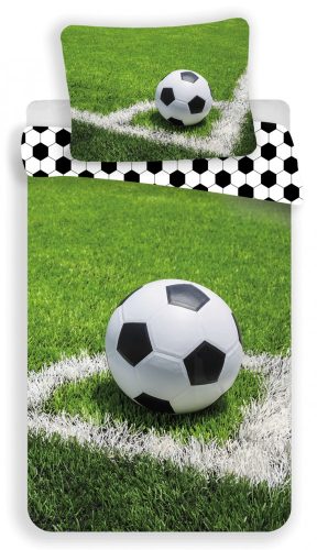 Fußball Eck-Bettwäsche-Set 140×200cm, 70×90 cm