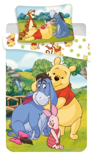 Disney Winnie Puuh Hundred Acre Wood Kinderbettwäsche 100x135 cm, 40x60 cm