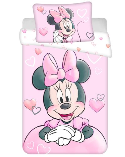 Disney Minnie  Powder pink Kinderbettwäsche 100×135 cm, 40×60 cm