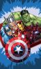 Avengers Dynamic Heroes Handtuch, Gesichtstuch, Handtuch 30x50 cm