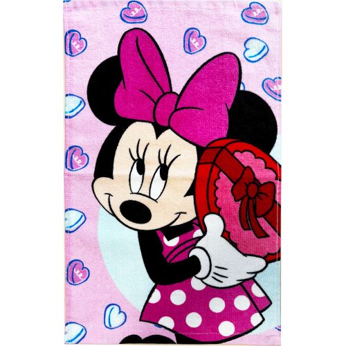 Disney Minnie  Bonbon Hearts Handtuch, Gesichtstuch, Handtuch 30x50cm