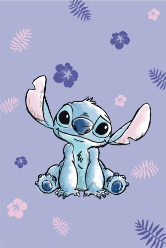 Disney Lilo und Stitch Purple Mikroflanel-Decke 100x150cm