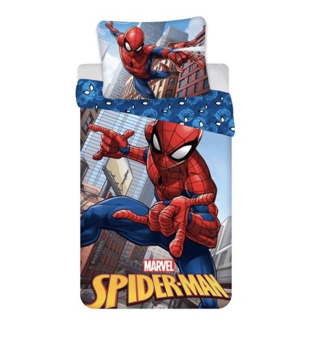 Spiderman Blue Kinder-Bettwäsche-Set 100×135 cm, 40×60 cm