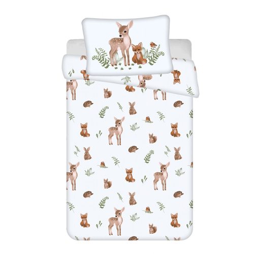 Tiere Fawn & Fox Kinder-Bettwäsche Set 100×135cm, 40×60 cm